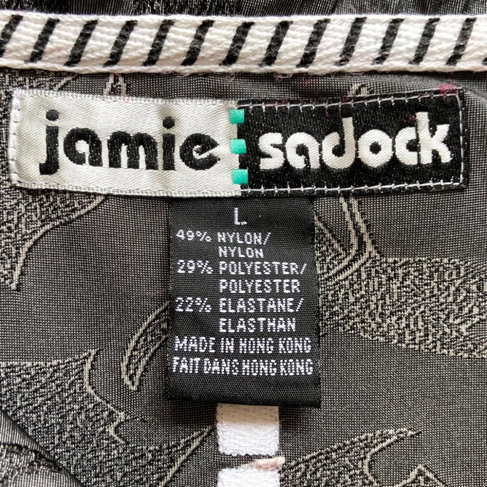 Jamie Sadock 1/4 Zip Embossed Print Top - Picture 3 of 13